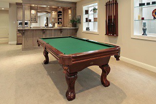 Expert pool table setup in San Francisco